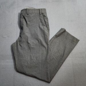 Lauren Ralph Lauren Men 36X32(31) Gray Slim Fit Dress Pants